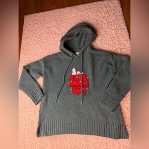 Women’s Medium Snoopy Christmas Sweater w Hood